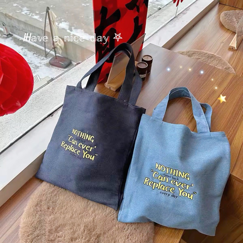 ❤︎台灣現貨❤︎日系簡約帆布包 單肩包 帆布袋 手提肩背帆布包 學生包 書包「有感選物」-細節圖5