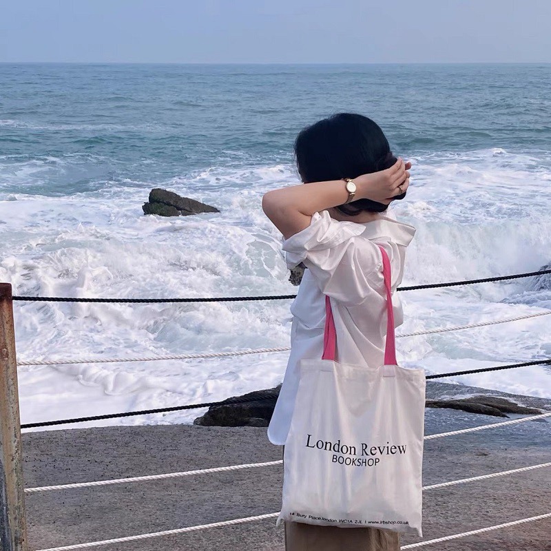 ❤︎台灣現貨❤︎日系簡約帆布包 單肩包 帆布袋 手提肩背帆布包 學生包 書包「有感選物」-細節圖8