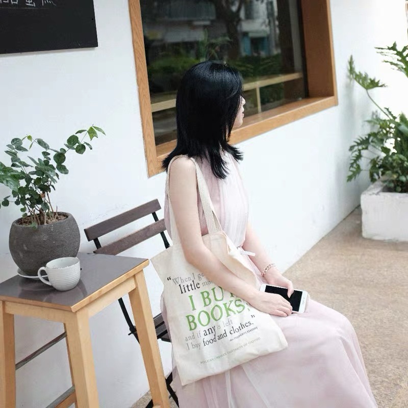 ❤︎台灣現貨❤︎日系簡約帆布包 單肩包 帆布袋 手提肩背帆布包 學生包 書包「有感選物」-規格圖9