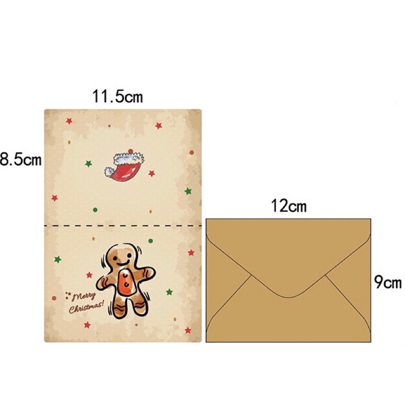 有感選物❤︎台灣現貨 韓國ins風萬用賀卡 聖誕節賀卡 聖誕卡片 禮物卡片-細節圖8