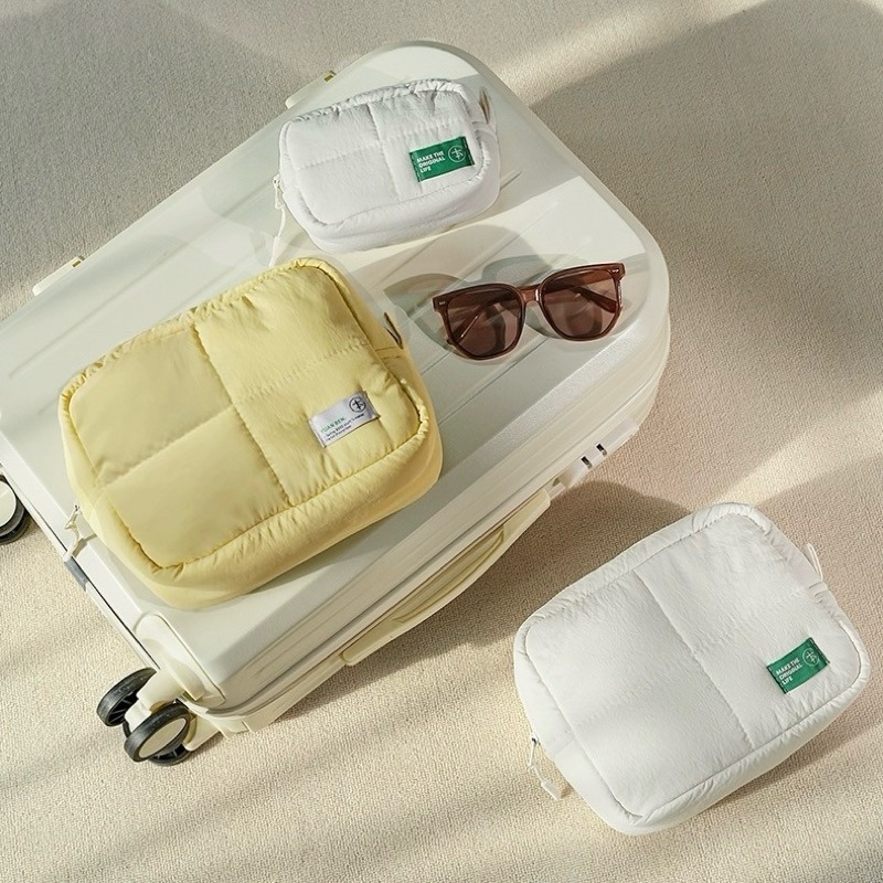 有感選物❤︎台灣現貨 大容量尼龍防水收納包 盥洗包 防撞收納包 旅行收納包 相機包 洗漱袋 化妝品收納-細節圖3