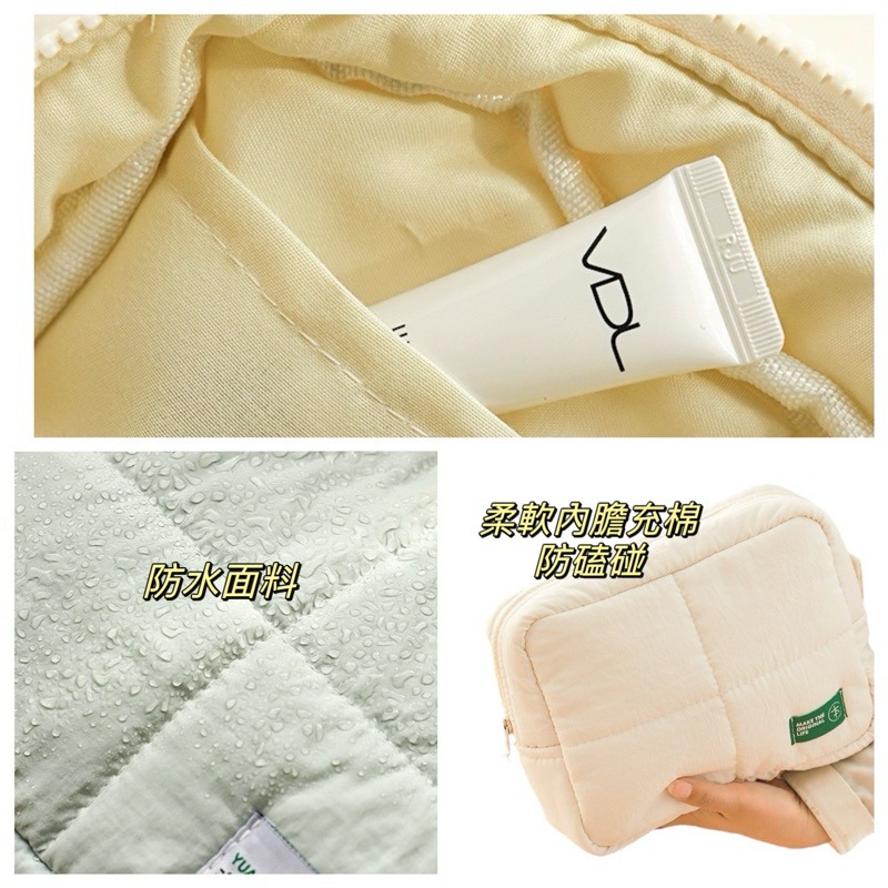 有感選物❤︎台灣現貨 大容量尼龍防水收納包 盥洗包 防撞收納包 旅行收納包 相機包 洗漱袋 化妝品收納-細節圖4