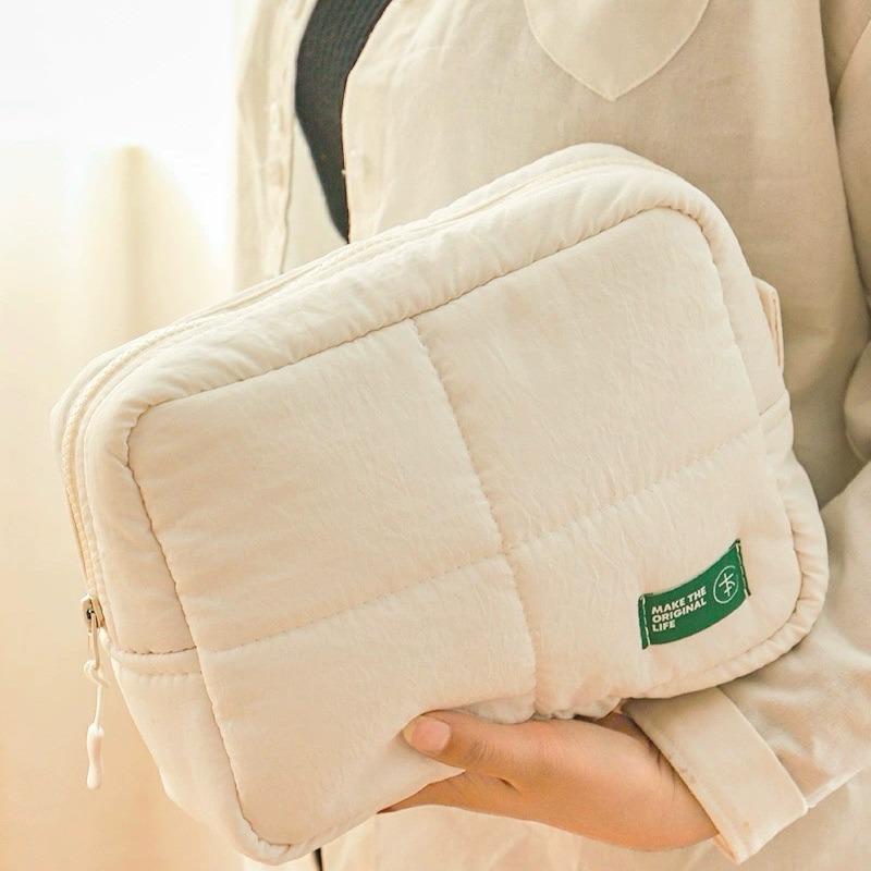 有感選物❤︎台灣現貨 大容量尼龍防水收納包 盥洗包 防撞收納包 旅行收納包 相機包 洗漱袋 化妝品收納-細節圖8