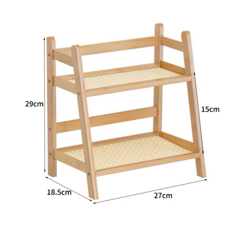 仿藤編層架-小款（長27cm)