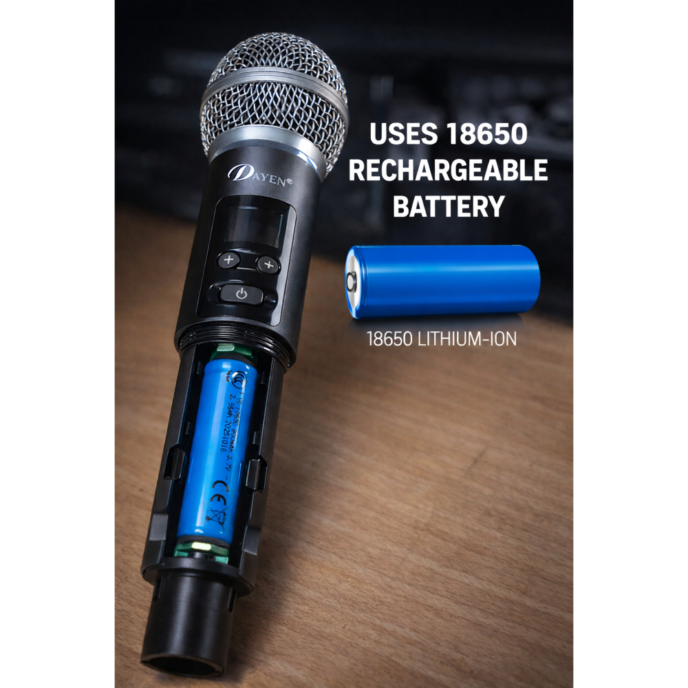 朗的音響^(DA-826II)Dayen手握無線麥克風‥老師教學.會議 贈18650電池2顆-細節圖8