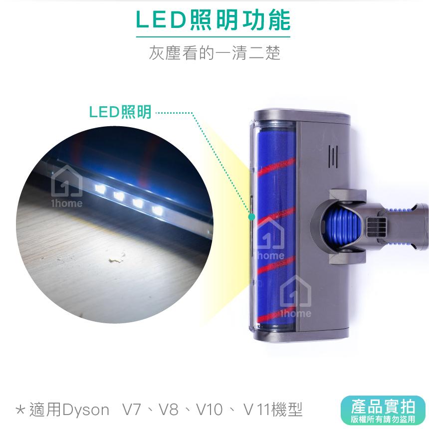 現貨｜Dyson副廠軟質滾筒吸頭V7 V8 V10 V11 V12 V14 V15｜戴森吸頭/吸塵器配件【1home】-細節圖2