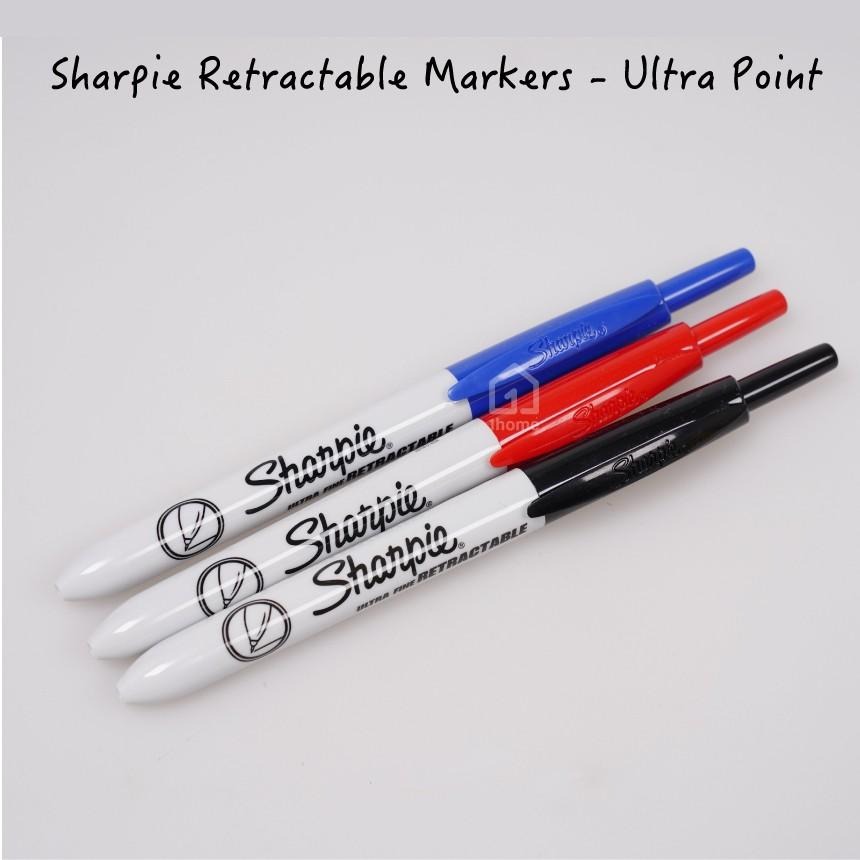 現貨｜美國Sharpie Retractable Ultra細字按壓筆藍色0.5mm｜簽字筆/奇異筆/麥克筆【1home-細節圖3