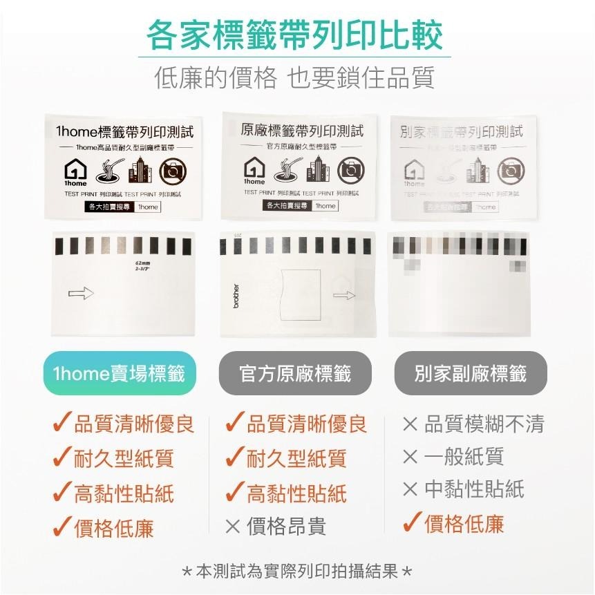 DK-11201 耐久型副廠定型標籤帶(29x90mm白底黑字)｜Brother兄弟標籤機型專用貼紙【1home】-細節圖6
