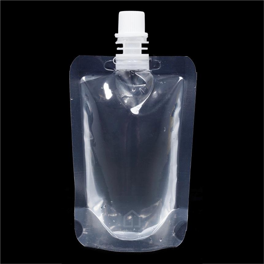 中口徑100ml液體自立透明吸嘴袋(加厚)｜免用吸管/吸嘴袋/飲料袋/食品袋/密封袋/自封袋/包裝袋【1home】-細節圖2