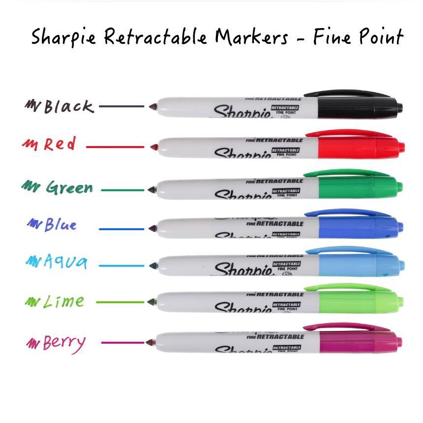 美國Sharpie Fine 按壓筆-綠色(1mm)｜魔術師/簽字筆/奇異筆/繪畫/彩色筆/麥克筆【1home】-細節圖3