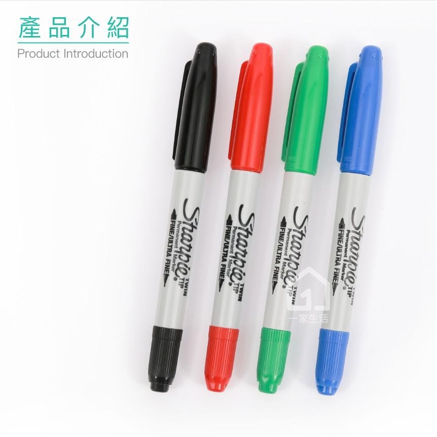 美國 Sharpie Twin Tip 雙頭筆 綠色 1mm、0.5mm｜簽字筆/奇異筆/麥克筆【1home】-細節圖4