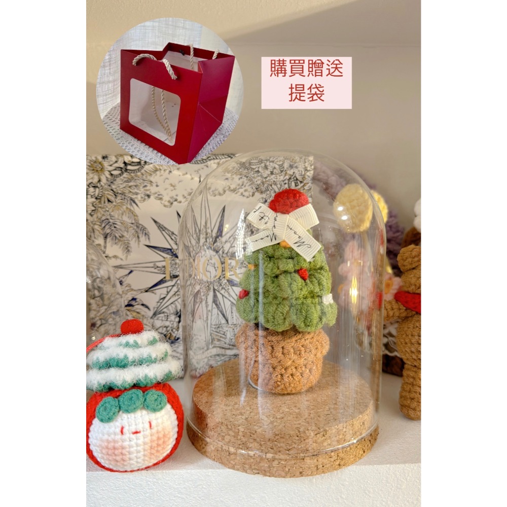聖誕樹小盆栽盆 購買送鈴鐺🔔提袋 卡片-規格圖11