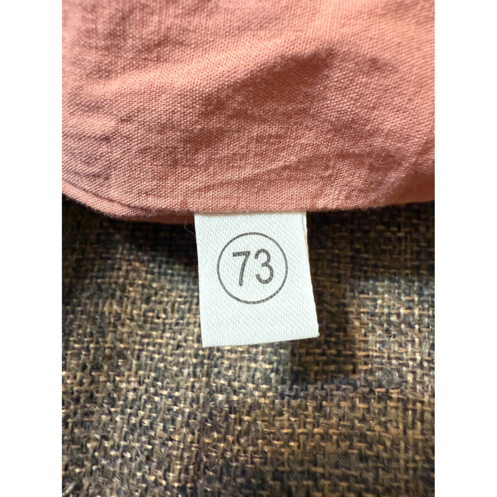 (二手近新) 藕粉色寶寶短袖外出包屁衣 (73cm)-細節圖3