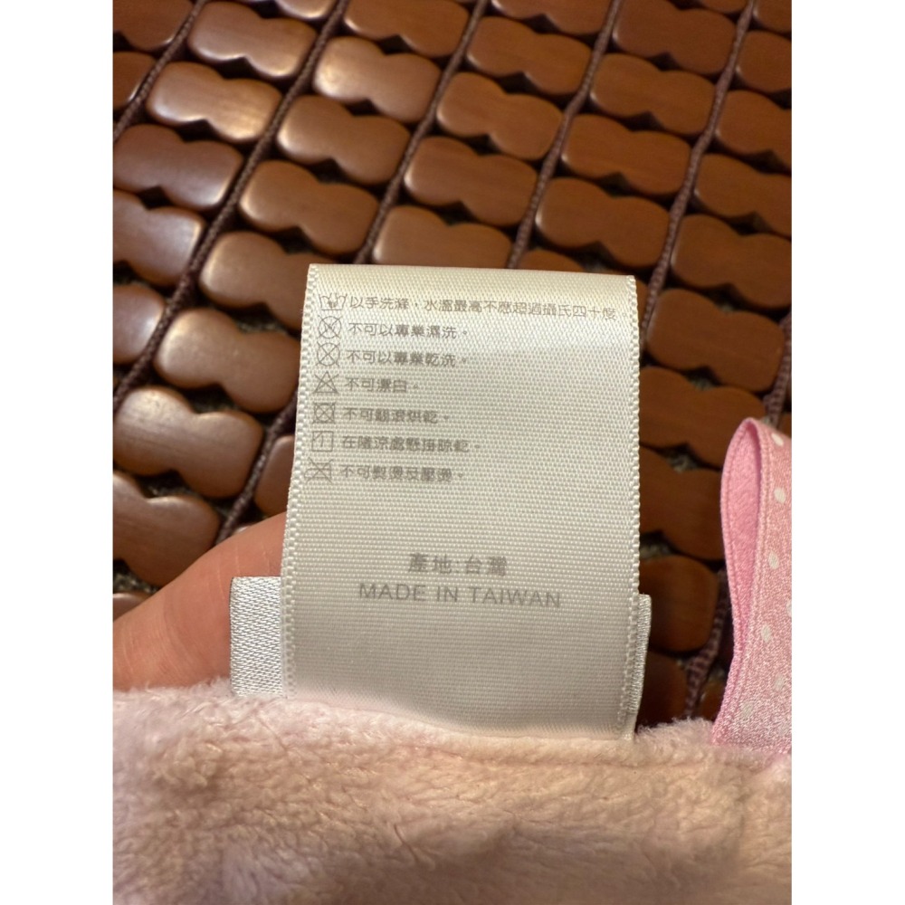 奇哥 台灣製 粉紅雲朵安撫巾 嬰兒安撫巾(二手近新)-細節圖3