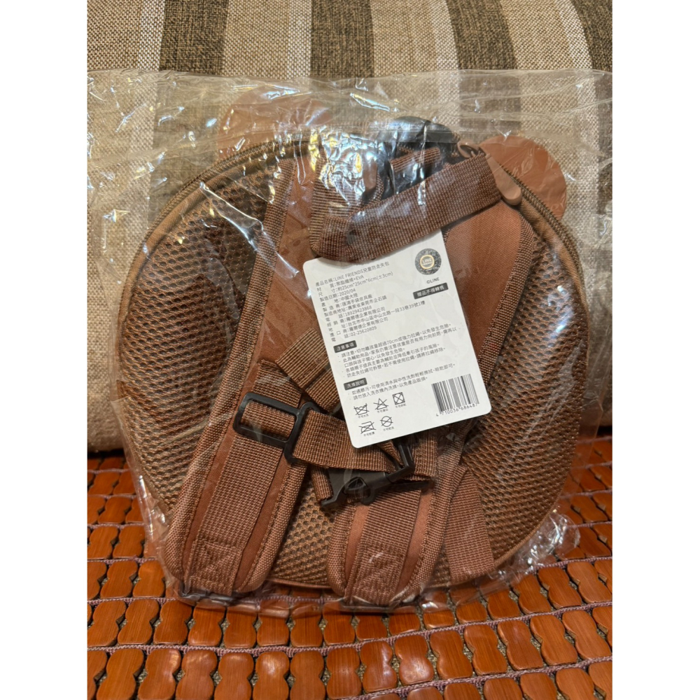 (全新) LINE FRIENDS 熊大 兒童防走失包 兒童背包/寶寶背包/後背包-細節圖3