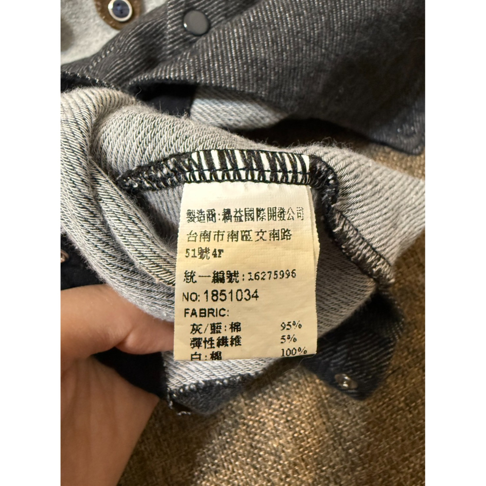 (二手瑕疵) roberta di camerino 台灣製寶寶連身衣(70cm)-細節圖3