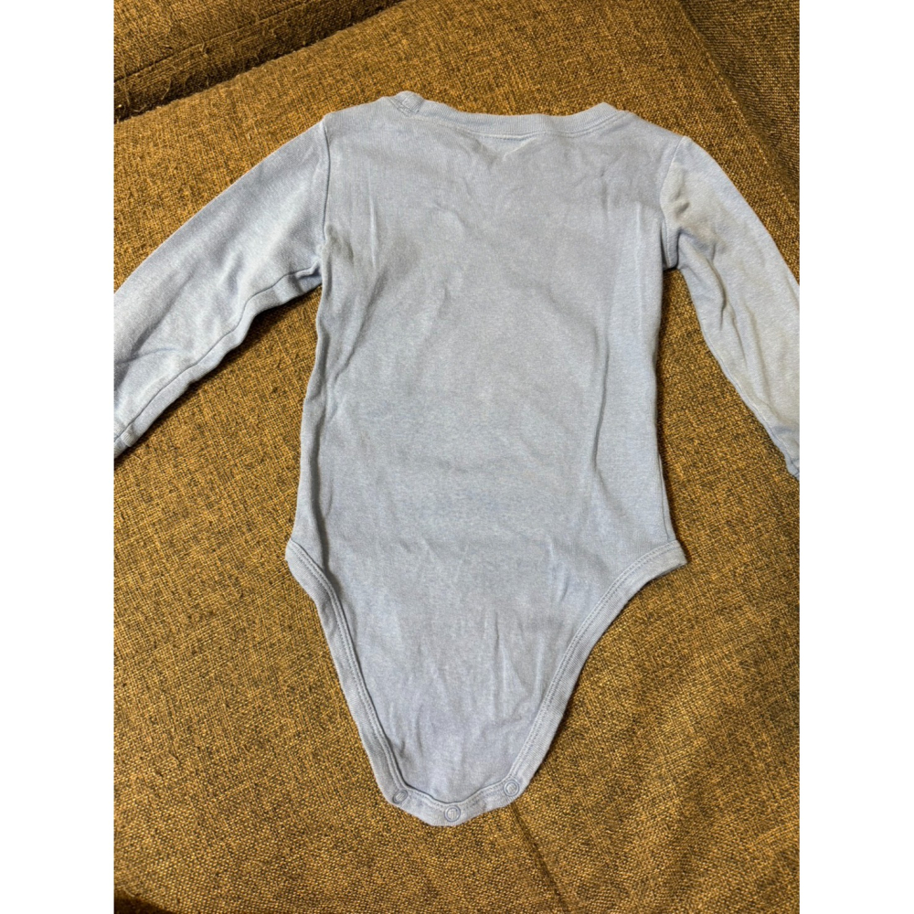 (二手) Carter＇s 藍底動物圖案長袖包屁衣 (18M) 男寶/中性-細節圖2