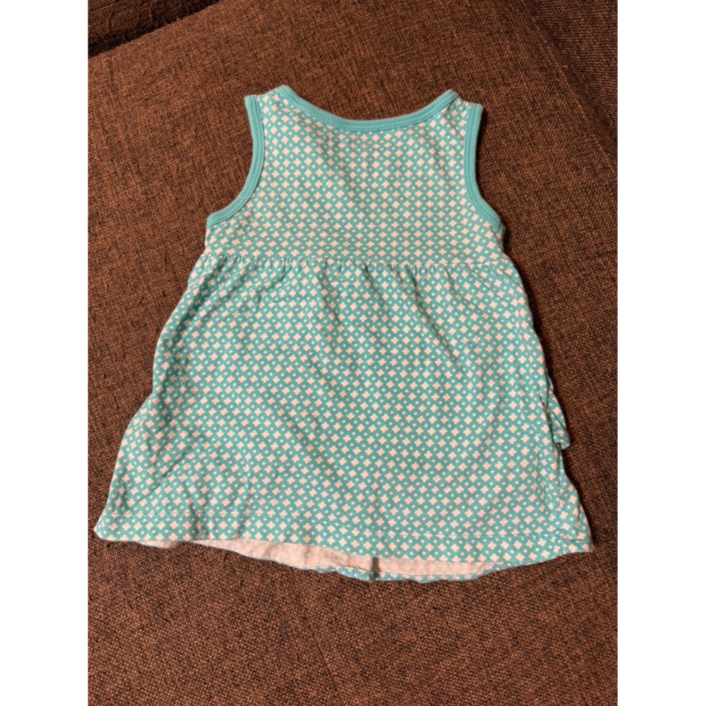 (二手) Carter＇s 藍綠色波浪上衣 (12M) 女寶-細節圖2