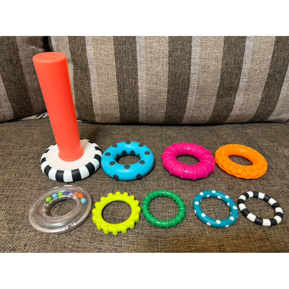 (二手) Sassy 圈圈疊疊樂 嬰幼兒玩具 (6M-24M) 益智玩具 學習教具-細節圖2