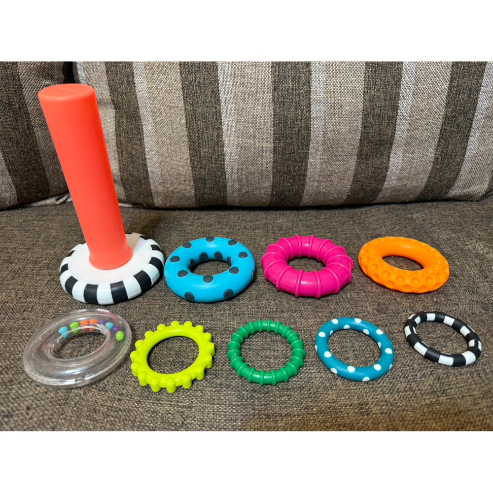 (二手) Sassy 圈圈疊疊樂 嬰幼兒玩具 (6M-24M) 益智玩具 學習教具-細節圖3