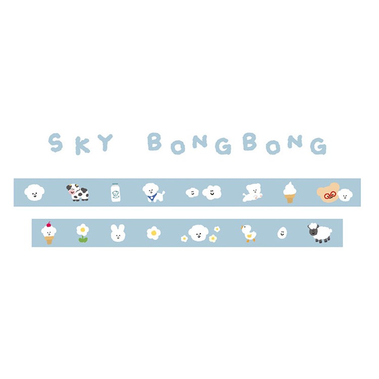 TETEUM Sky BONGBONG Tape 紙膠帶-細節圖3