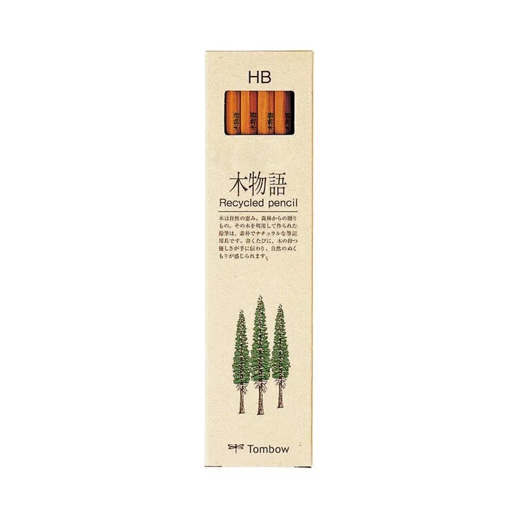 Tombow 蜻蜓 木物語鉛筆 6角軸 HB/B/2B-細節圖2