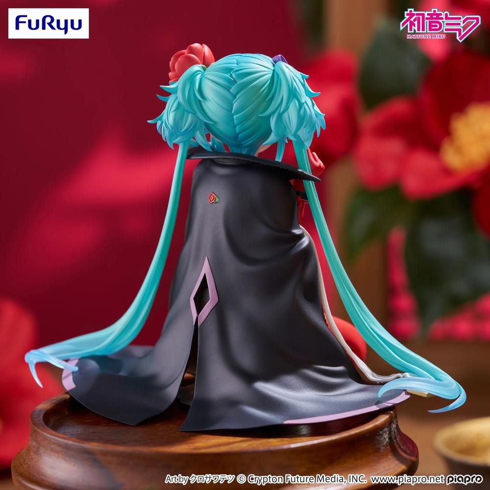 景品 初音未來 花仙子 山茶花 泡麵蓋公仔 Vocaloid 系列 模型 Figure 手-細節圖3