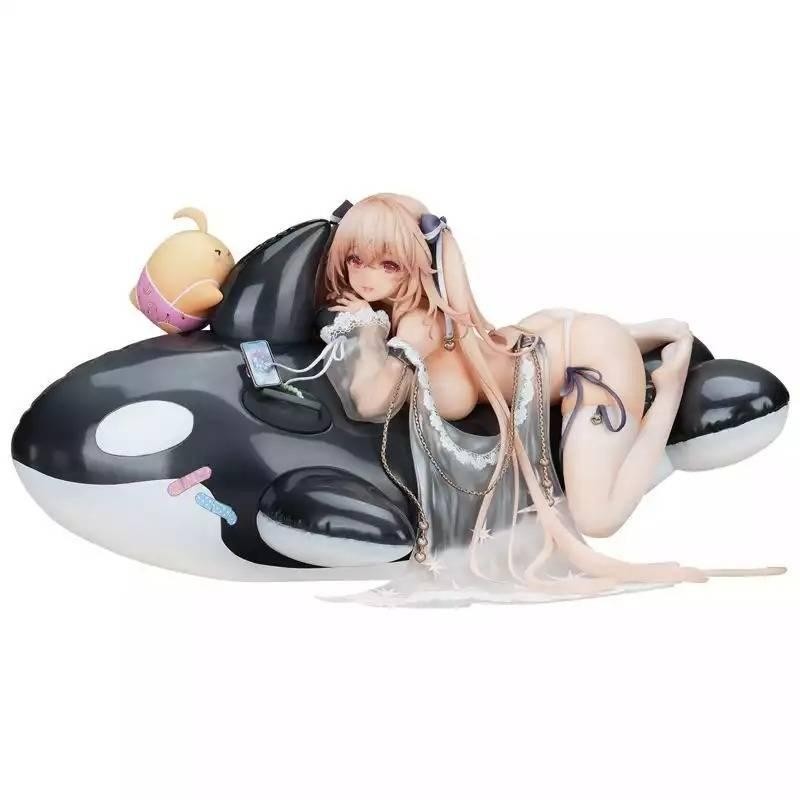 現貨 APEX 碧藍航線 安克雷奇 游泳課 海豚 海洋 泳裝 1/7 PVC 完成品 比例-細節圖3