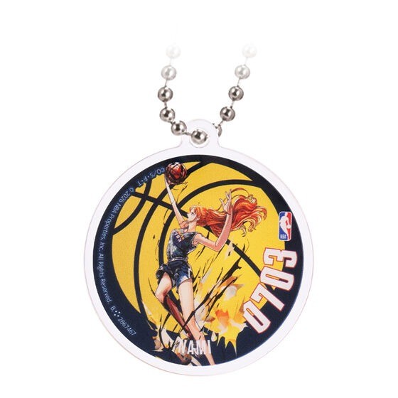 現貨 BANDAI 海賊王 NBA 聯名 壓克力吊飾 航海王 轉蛋 扭蛋 鑰匙圈 魯夫 索-規格圖6