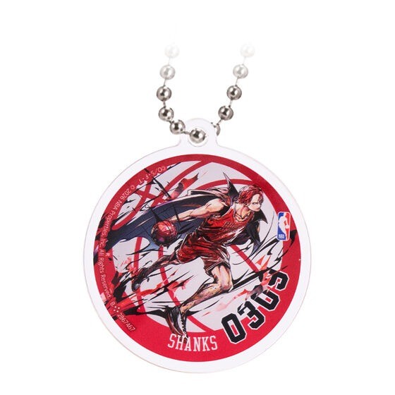 現貨 BANDAI 海賊王 NBA 聯名 壓克力吊飾 航海王 轉蛋 扭蛋 鑰匙圈 魯夫 索-規格圖6