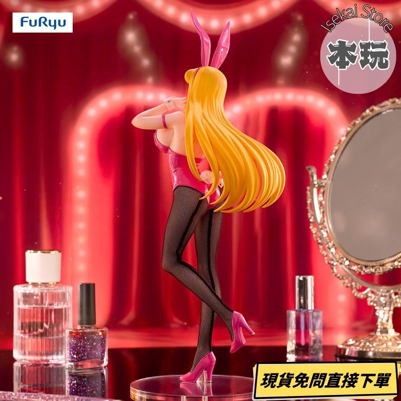 現貨 Furyu 秋本麗子 烏龍派出所 BiCute Bunnies 兔女郎 公仔 模型-細節圖3