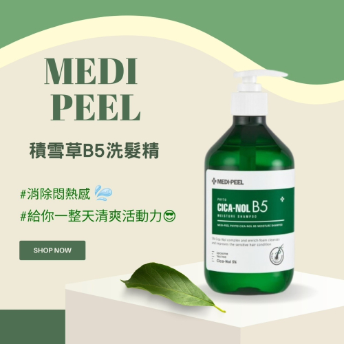 韓國 MEDI-PEEL 美蒂菲 植萃積雪草B5洗髮精 500ml