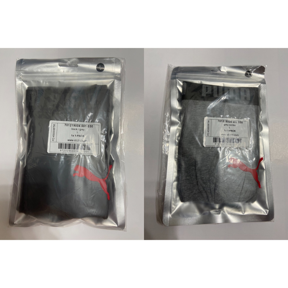 現貨✅PUMA運動平口褲-單入 灰/黑 EVERYDAY TRUNK-細節圖2