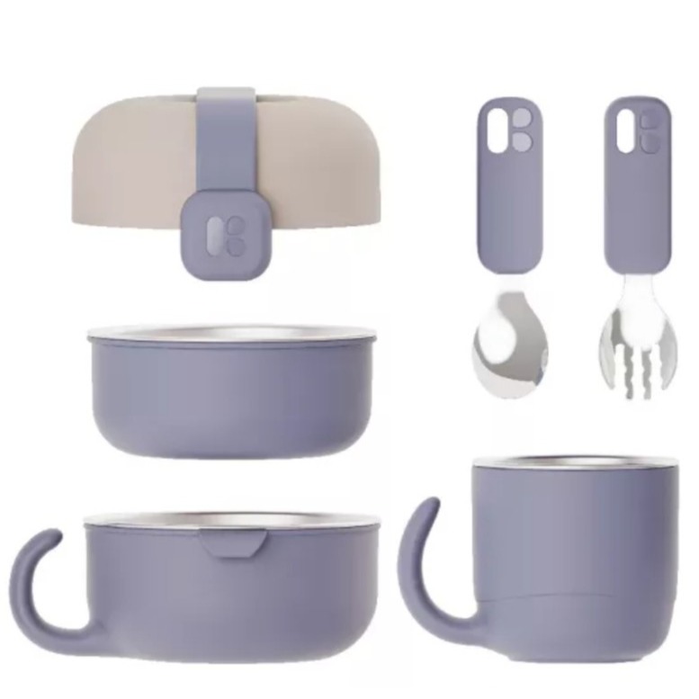 MOTHER-K✅Hug外出豪華不鏽鋼餐具多件組-規格圖9