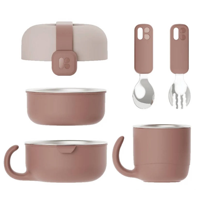 MOTHER-K✅Hug外出豪華不鏽鋼餐具多件組-規格圖9