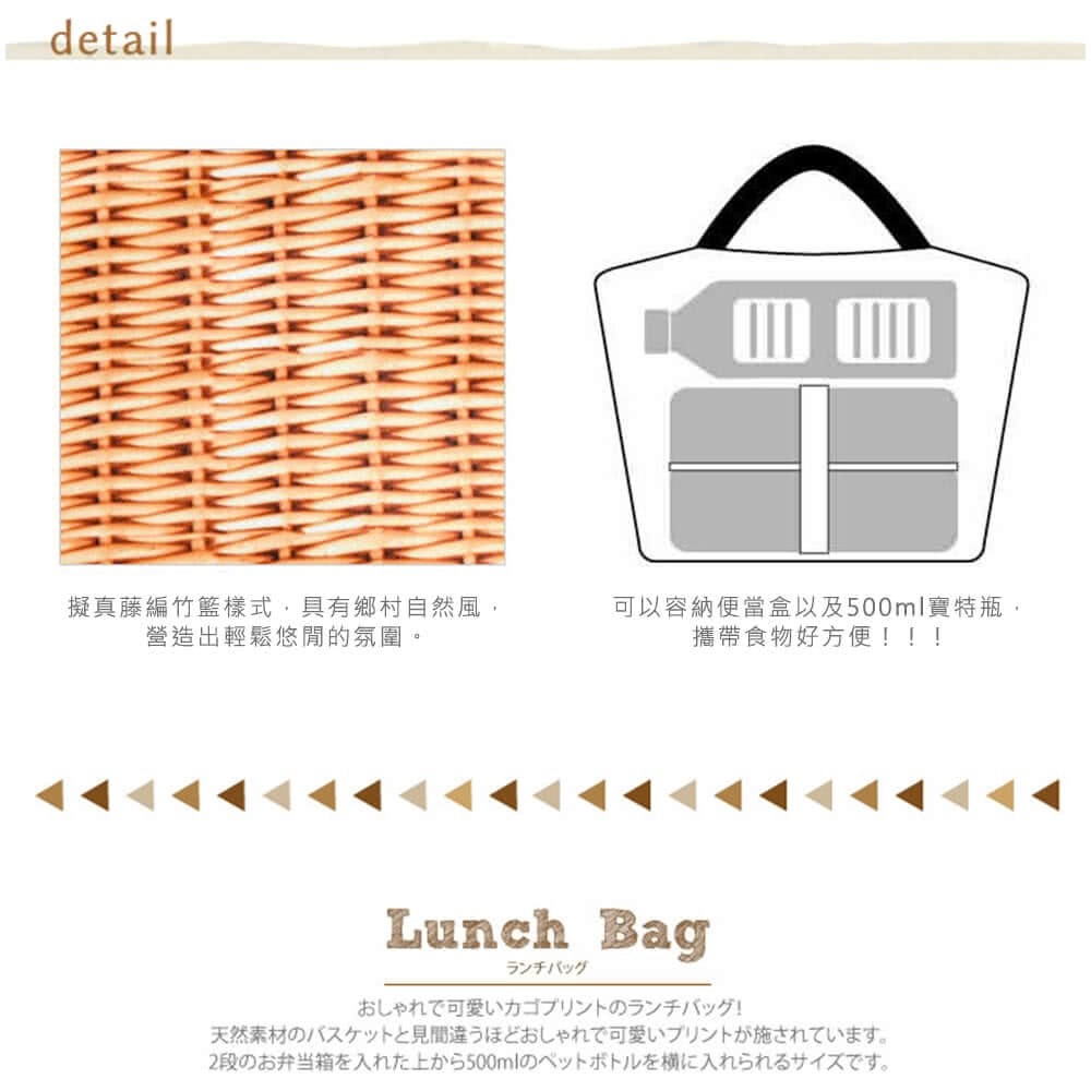 日本Vacances✅保溫保冷午餐便當袋-細節圖4