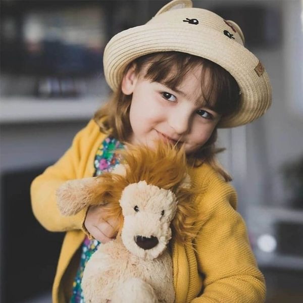 Flapjackkids✅防曬透氣編織帽-獨角獸-細節圖7