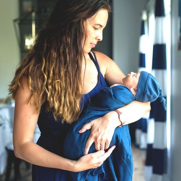 現貨✅lulujo 竹纖維新生兒帽子包巾禮盒-細節圖2