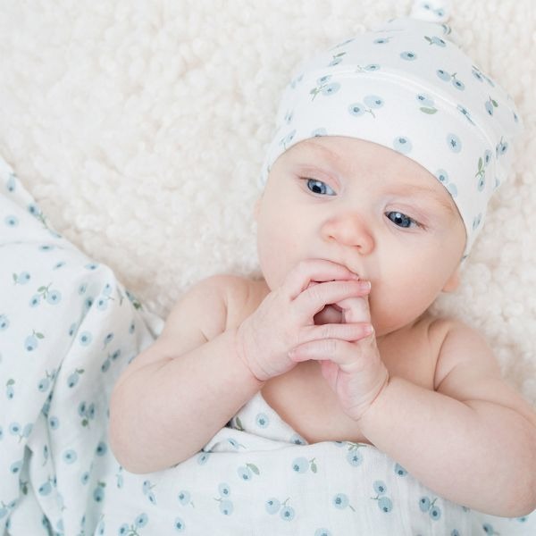 加拿大lulujo✅竹纖維新生兒帽子包巾禮盒-細節圖8