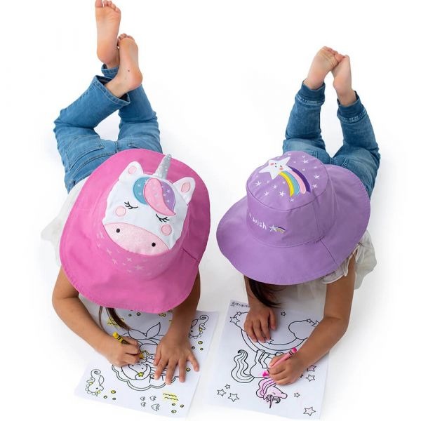 Flapjackkids✅雙面防風遮陽防曬帽 外出旅遊UPF50+-細節圖2