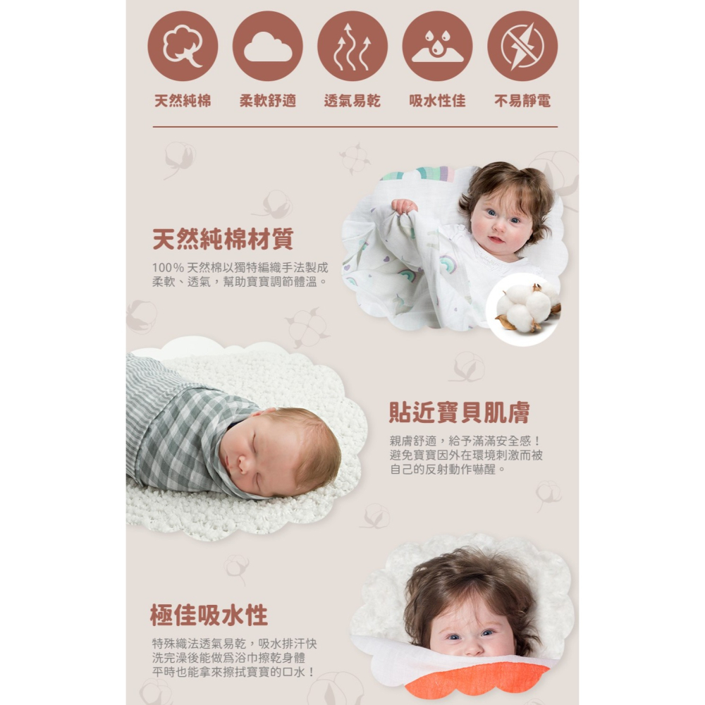 現貨✅加拿大lulujo 寶寶成長包巾卡片組-細節圖5