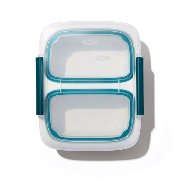 OXO✅隨行密封保鮮盒 便當矽膠外出餐食微波午餐晚餐環保餐具野餐露營-規格圖11