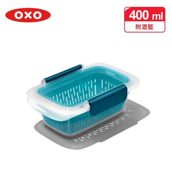 OXO✅隨行密封保鮮盒 便當矽膠外出餐食微波午餐晚餐環保餐具野餐露營-規格圖11