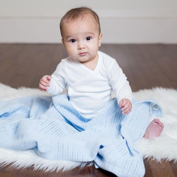 現貨✅加拿大lulujo 透氣涼感洞洞毯 嬰兒包被毯子被子幼兒幼童兒童母嬰親子涼被送禮物-細節圖3