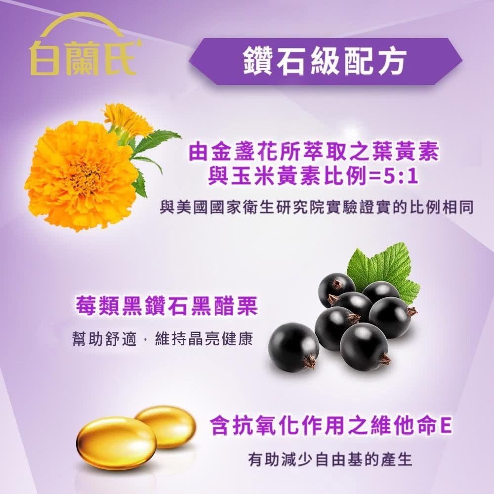 現貨✅白蘭氏 葉黃素精華飲 60mlx30瓶 黑醋栗+金盞花-細節圖5
