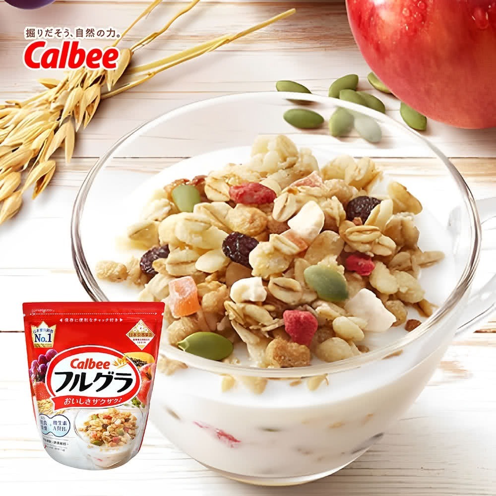 現貨✅卡樂比 富果樂水果早餐麥片 1 公斤 Calbee穀物燕麥健康-細節圖6