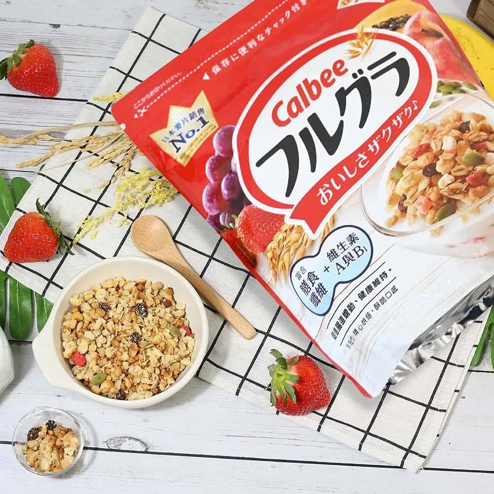 現貨✅卡樂比 富果樂水果早餐麥片 1 公斤 Calbee穀物燕麥健康-細節圖7