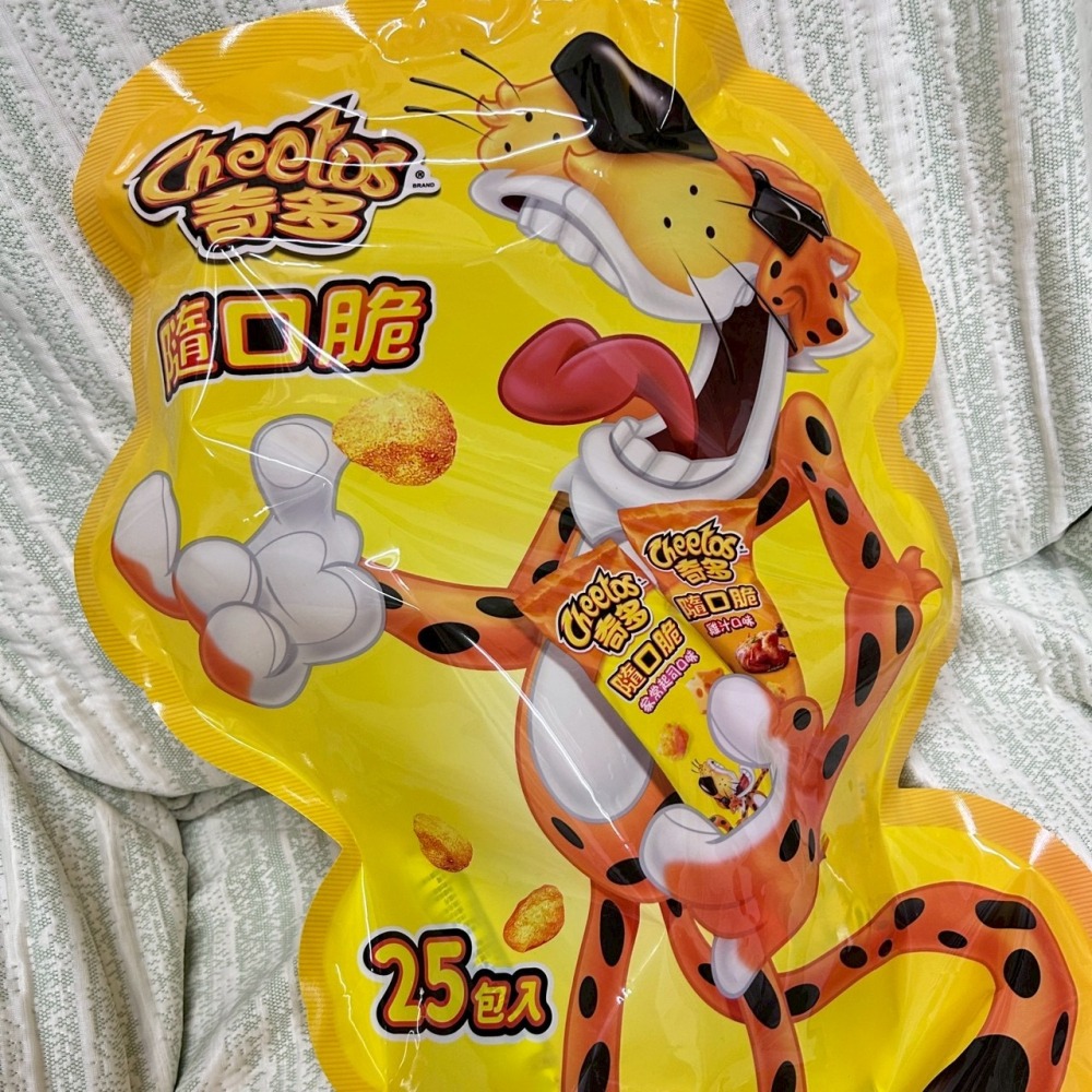 現貨✅奇多 隨口脆玉米脆 28公克x25包 Cheetos 奇多豹原味家常起司雞汁-細節圖2