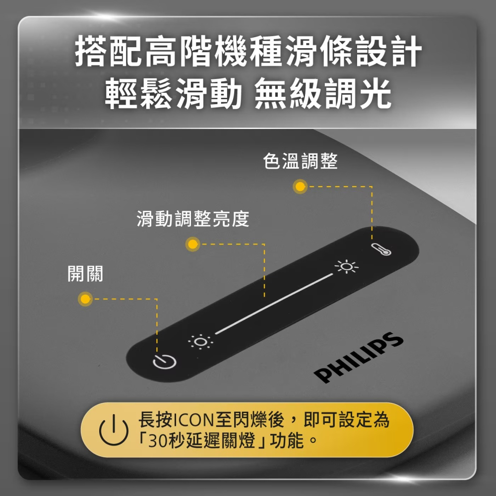 現貨✅飛利浦 品玥 Luna LED護眼讀寫檯燈 Philips Desk Light-細節圖6