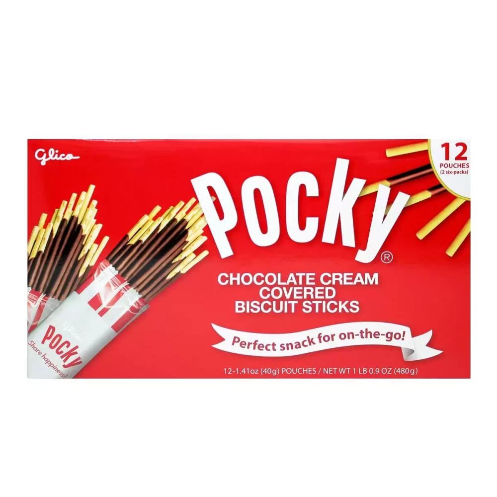 現貨✅百奇 巧克力棒 12包入 Pocky Chocolate Biscuit Sticks-細節圖2